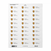 Sticker Lion Bébé (Feuille entière)