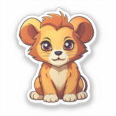 Sticker Lion caricature (Recto)