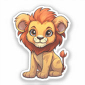 Sticker Lion caricature (Recto)