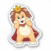 Sticker Lion comme roi avec Couronne.PNG (Devant)