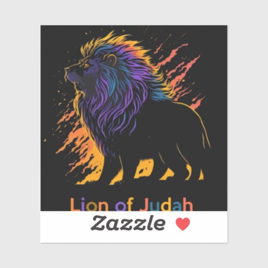 Sticker Lion de Juda (Feuille)