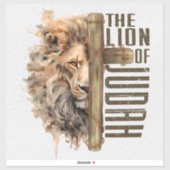 Sticker Lion de Juda Vinyl (Feuille)