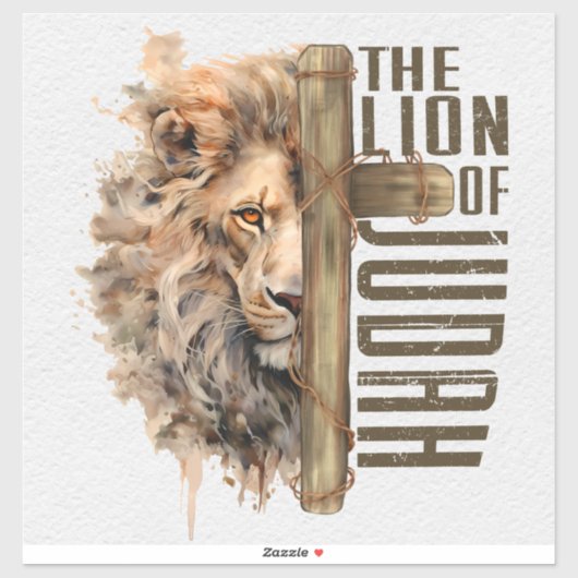 Sticker Lion de Juda Vinyl (Feuille)