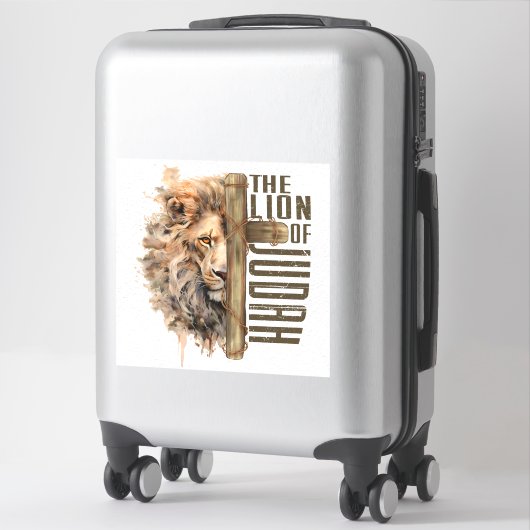 Sticker Lion de Juda Vinyl (Sur valise)