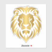 Sticker Lion d'or - Lion de Juda (Feuille)