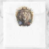 Sticker Lion majestueux en Regal Watercolor (Sac)