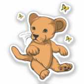 Sticker Lion mignon (Recto)
