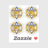Sticker Lion Persan d'Israël (Feuille)
