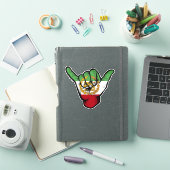Sticker Lion Persan Shaka Main (Couverture iPad)