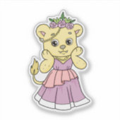Sticker Lion Princess (Devant)