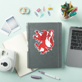 Sticker Lion Rampant Gules (Couverture iPad)