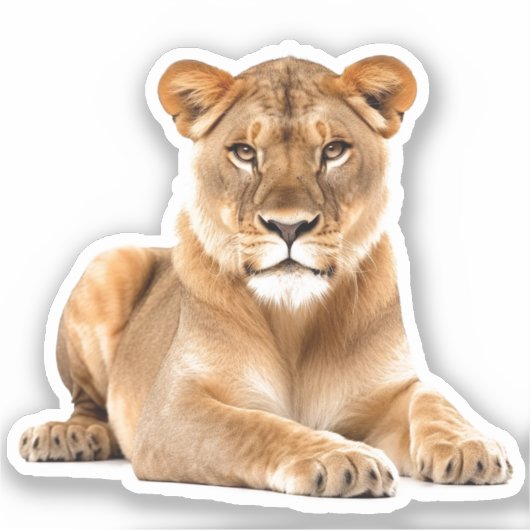 Sticker Lioness (Recto)
