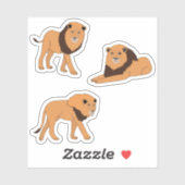 Sticker Lions (Feuille)
