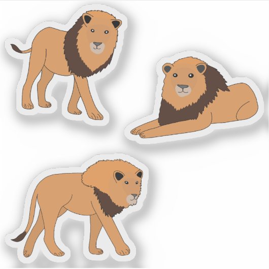 Sticker Lions (Devant)