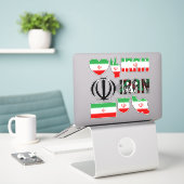 Sticker L'Iran Extraordinaire forme les symboles nationaux (Ordinateur portable sur le bureau)