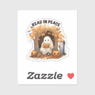 Sticker Lire en paix fantôme Boo
