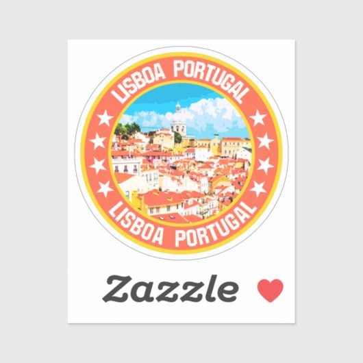 Sticker Lisboa (Feuille)