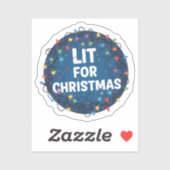 Sticker Lit for Christmas (Feuille)