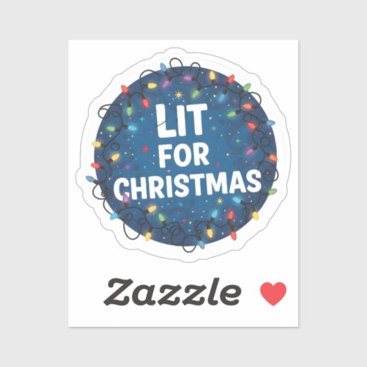 Sticker Lit for Christmas (Feuille)