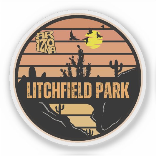 Sticker Litchfield Park, Arizona (Devant)