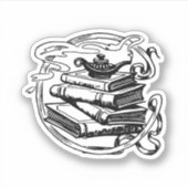 Sticker Littérature Livres vintages (Devant)