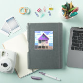 Sticker Little Beach Shack sur le sable (Couverture iPad)