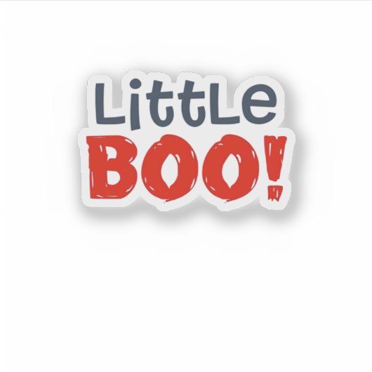Sticker Little Boo Creative Décontracté (Devant)