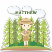 Sticker Little Explorer (Devant)