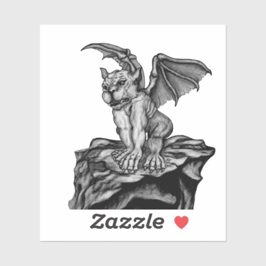 Sticker Little Golem Gargoyle (Feuille)