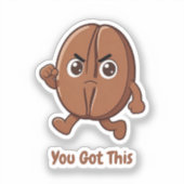 Sticker Little Kaka – Propulsé par le Café (Recto)