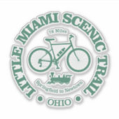 Sticker Little Miami Pittoresque Trail (cyclisme) (Devant)