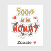 Sticker Little monkeys (Feuille)