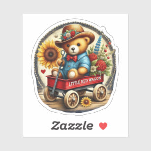 Sticker Little Red Wagon