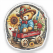 Sticker Little Red Wagon (Devant)