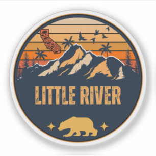 Sticker Little River, Californie