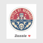 Sticker Little St Bernard Pass Français italique Alpine (Feuille)