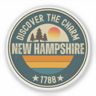 Sticker Live Free NH - Granite State Don