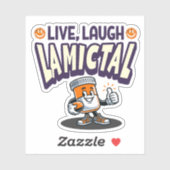 Sticker Live, Laugh, Lamictal (Feuille)