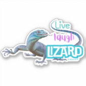 Sticker Live Laugh Lizard (Devant)