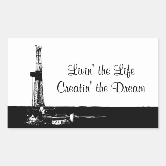 Sticker "Livin' the Life" (Devant)