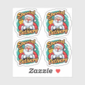Sticker Livraison spéciale du Père Noël Vinyl (Feuille)