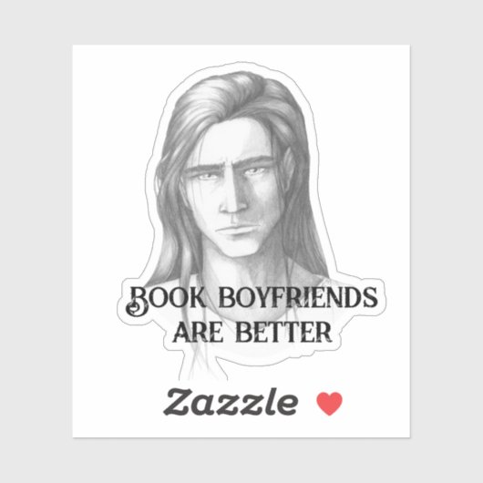 Sticker Livre Boyfriend Portrait (Feuille)