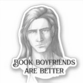 Sticker Livre Boyfriend Portrait (Devant)