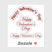 Sticker Livre de découpage Joyeuse Saint-Valentin (Feuille)