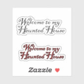 Sticker Livre de Découpage Maison Hantée Halloween (Feuille)