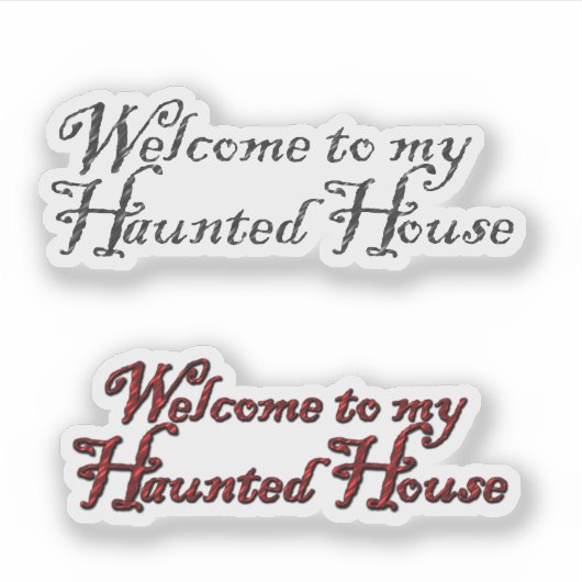 Sticker Livre de Découpage Maison Hantée Halloween (Devant)