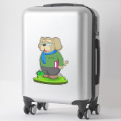 Sticker Livre de l'enseignant de chien (Sur valise)