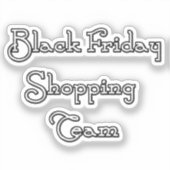 Sticker Livre de rebut NOIR VENDREDI (Recto)