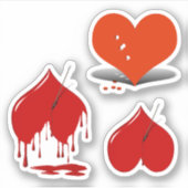 Sticker Livre de rebuts anti Saint Valentin (Devant)