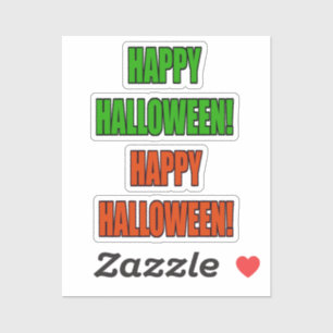 Sticker Livre de rebuts Halloween heureux